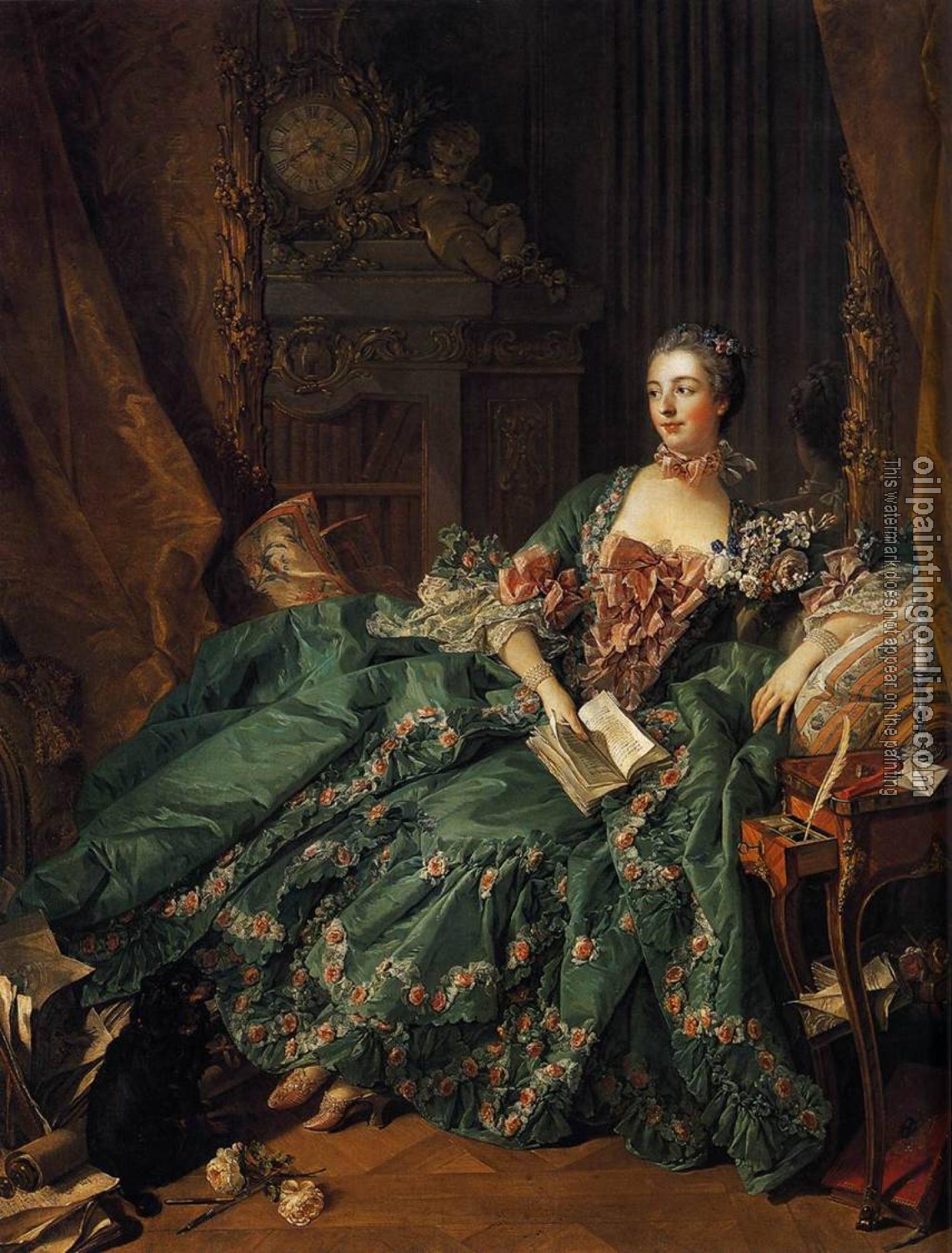 Boucher, Francois - The Marquise de Pompadour